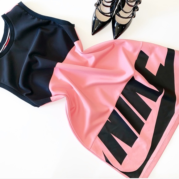 Nike Dresses & Skirts - NIKE Athletic Pink Black Dress